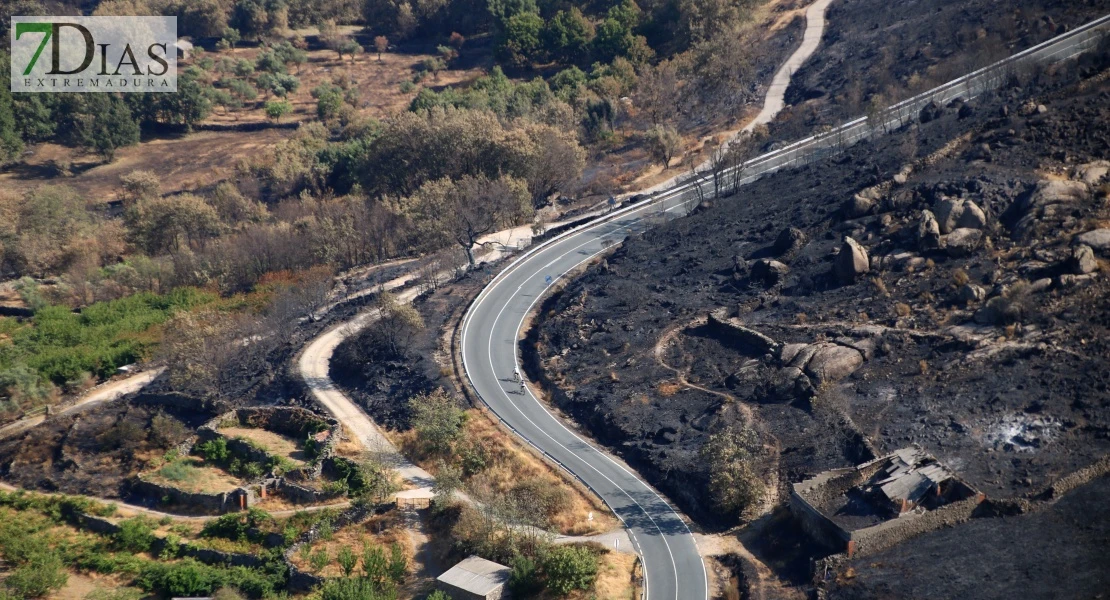 Así se encuentra uno de los pueblos afectados por el incendio de Jarilla: "Volverás a florecer"