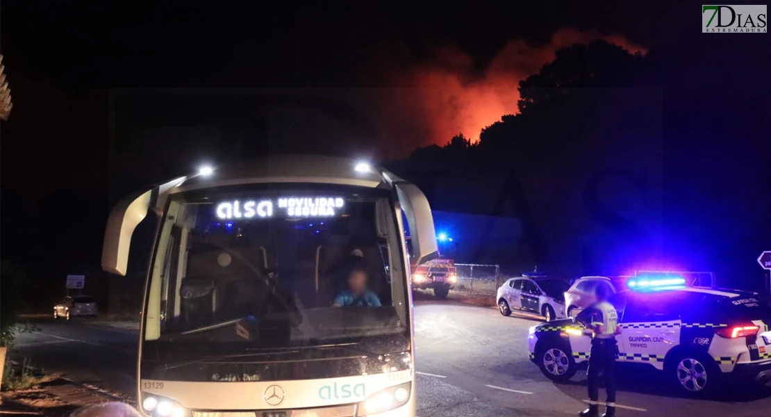Activada la Situación Operativa 2 del Plan INFOCAEX por el incendio originado en Jarilla