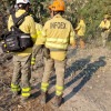Solidaridad en el norte de Extremadura: bomberos forestales ayudan en las zonas afectadas por el incendio de Jarilla