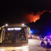 Las imágenes del desalojo por el incendio de Jarilla en Extremadura