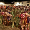 Cientos de visitantes acompañan a la Zaragutía Mora de Alconchel hasta su castillo