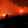 Las imágenes del desalojo por el incendio de Jarilla en Extremadura