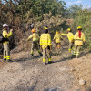 Solidaridad en el norte de Extremadura: bomberos forestales ayudan en las zonas afectadas por el incendio de Jarilla