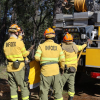 El INFOEX activa de nuevo el nivel 1 en un incendio forestal