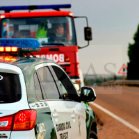 Accidente en Extremadura: un conductor atrapado y trasladado al hospital