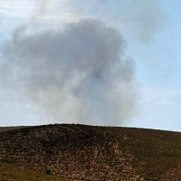 Comienza un inesperado incendio en Monfragüe y va cogiendo fuerza