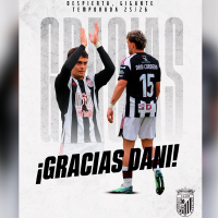 El CD Badajoz anuncia la salida de Cordero: "Gracias por todo, Dani"