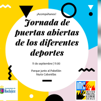 Badajoz empieza septiembre con deporte: estas son las fechas de las Jornadas de Puertas Abiertas