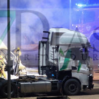 Salen ardiendo varias furgonetas durante la madrugada en la IVECO de Badajoz
