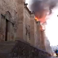Declaran un incendio en la Mezquita de Córdoba