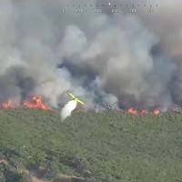 Estos son los cuatro incendios forestales activos en Extremadura