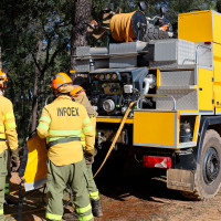 El INFOEX calcula que el fuego ha arrasado más de 2.300 hectáreas en la última semana
