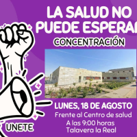 Vecinos de Talavera la Real se hartan de la situación en su Centro de Salud y anuncian concentraciones