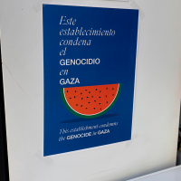 Comercios de Mérida se suman a una campaña de apoyo al pueblo palestino
