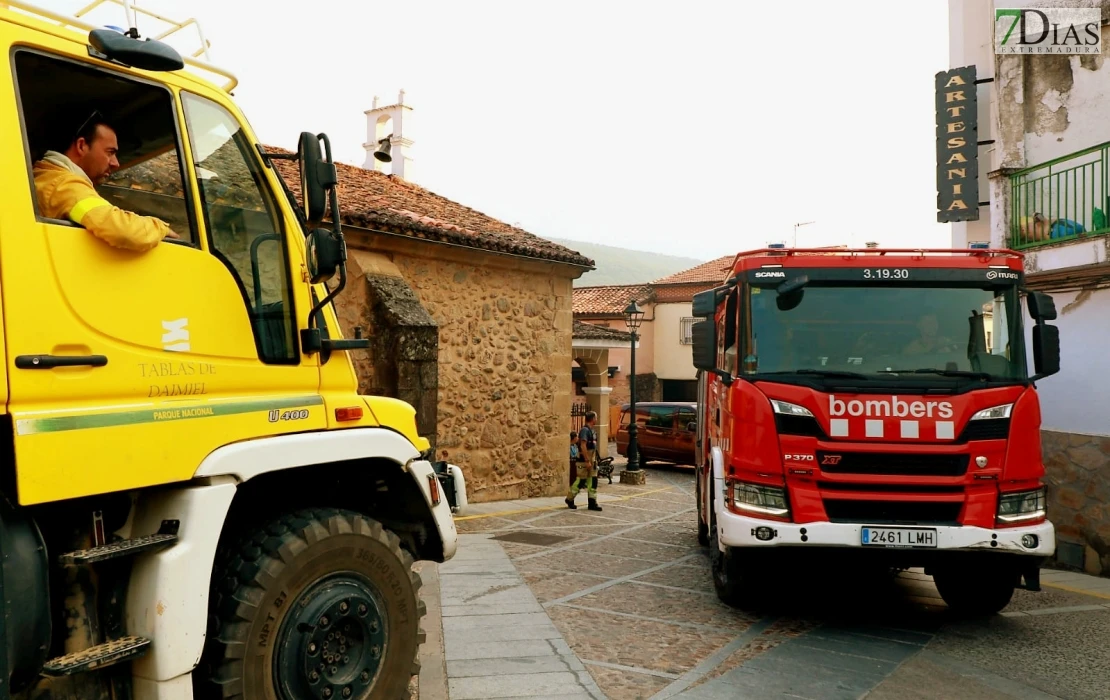 REPOR - Operativo y estado actual de la zona arrasada por el incendio desde Jerte