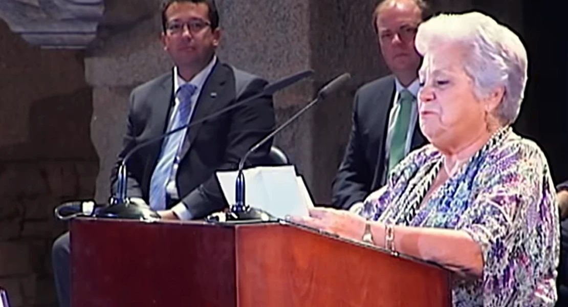 Se apaga la voz de Mercedes Moreno, Medalla de Extremadura en 2011