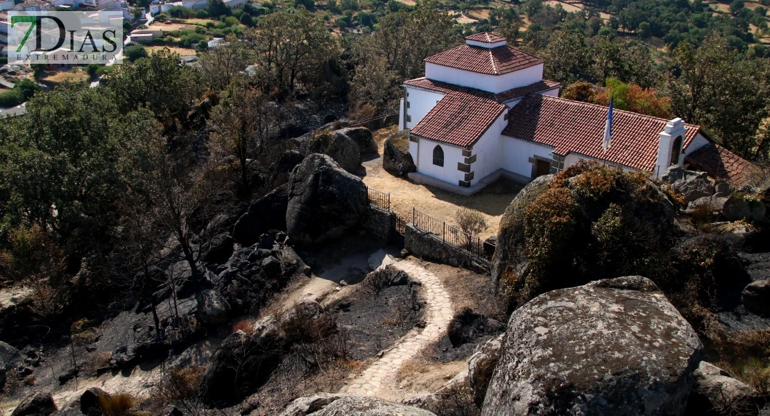 Así se encuentra uno de los pueblos afectados por el incendio de Jarilla: "Volverás a florecer"