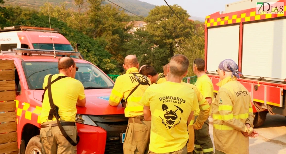 VOX agradece la labor de profesionales, voluntarios y agricultores en el incendio de Jarilla