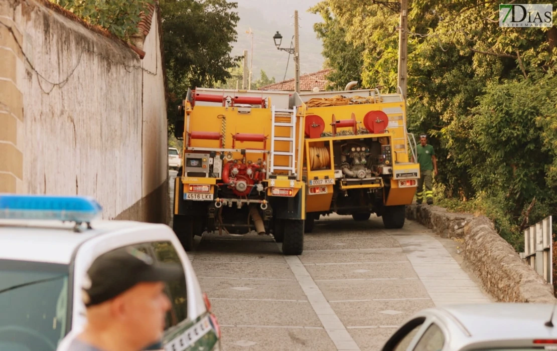 REPOR - Operativo y estado actual de la zona arrasada por el incendio desde Jerte