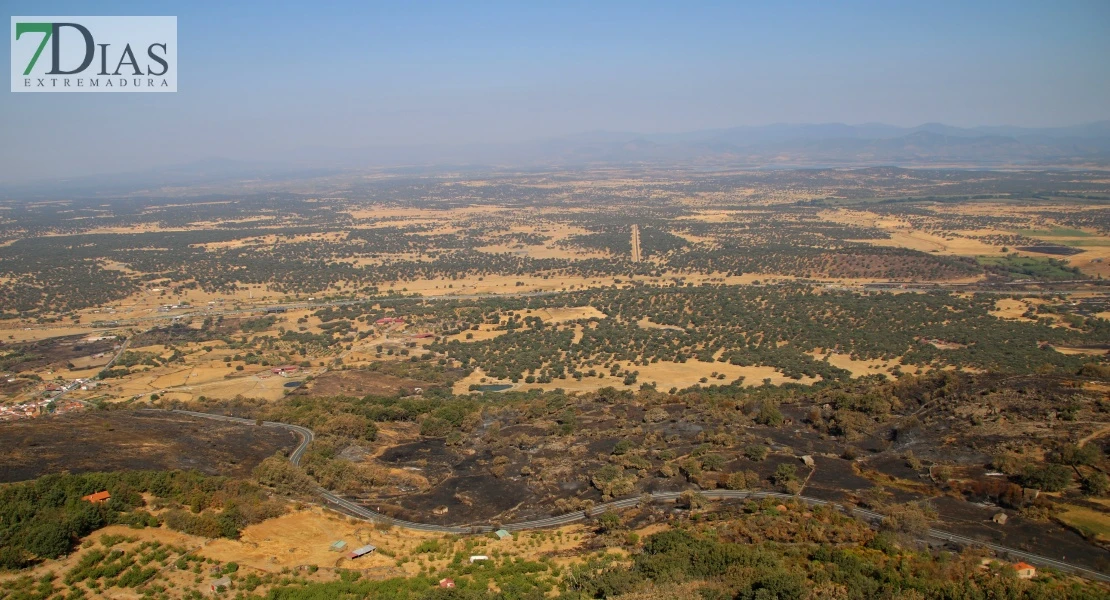 Así se encuentra uno de los pueblos afectados por el incendio de Jarilla: "Volverás a florecer"