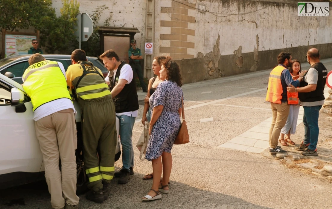 REPOR - Operativo y estado actual de la zona arrasada por el incendio desde Jerte