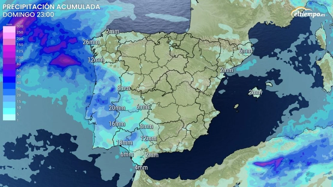 Cambio de tiempo para el domingo en gran parte de Extremadura