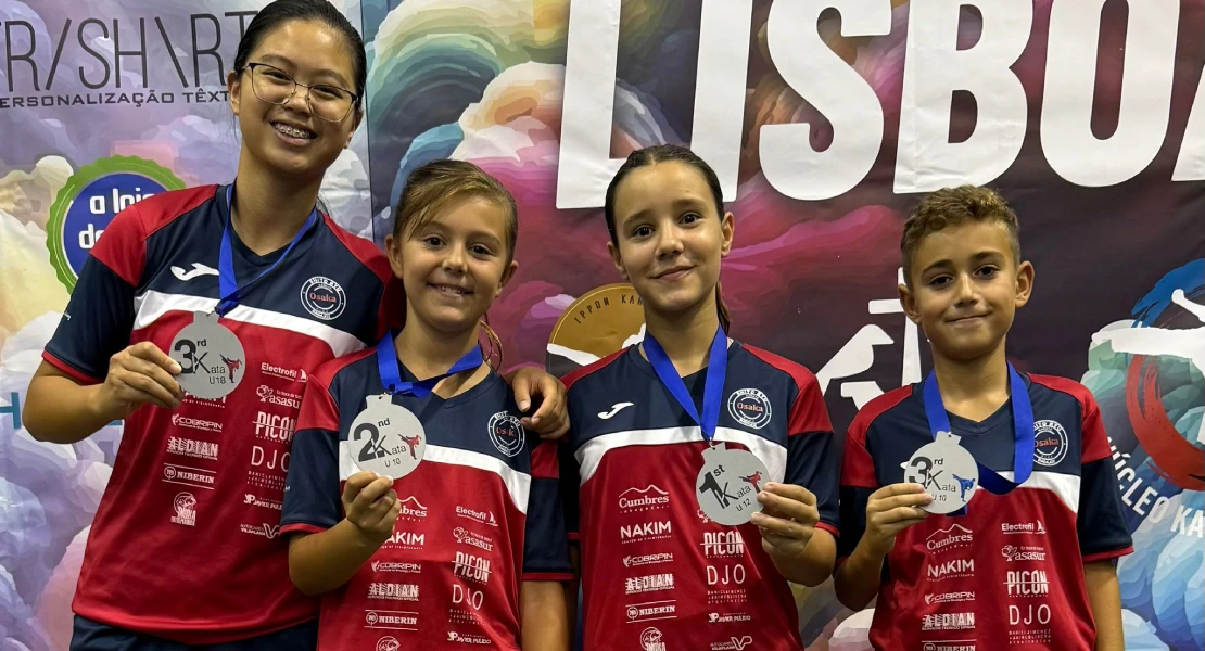 El karate pacense destaca de nuevo, esta vez en Portugal