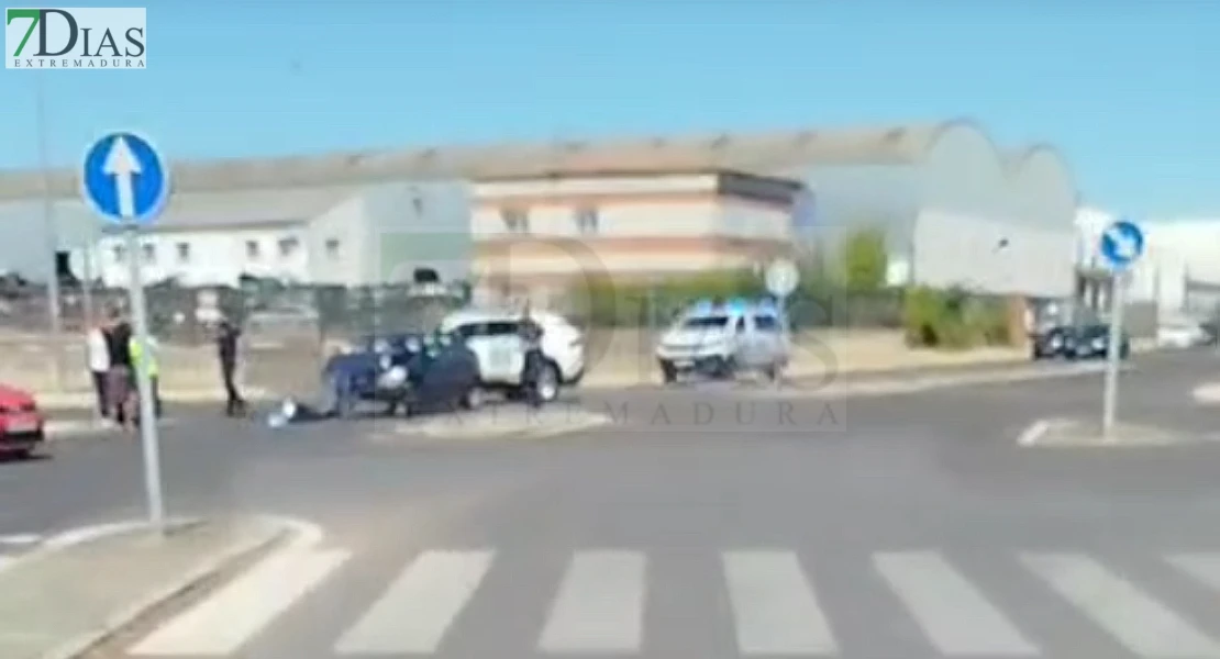 Accidente en el Polígono El nevero con varios vehículos implicados