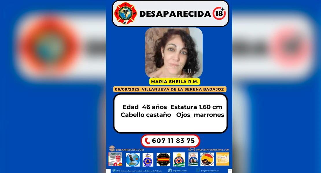 Desaparece otra mujer en Villanueva de la Serena (BA)