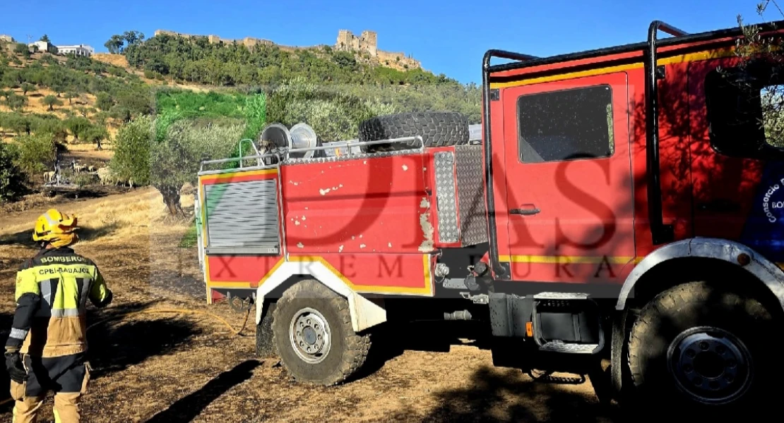 Bomberos luchan contra el fuego durante más de cinco horas en Alburquerque (BA)