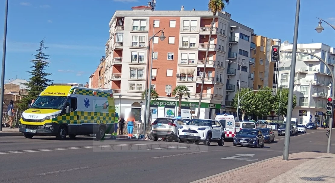 Accidente en el puente de Rivillas en Badajoz