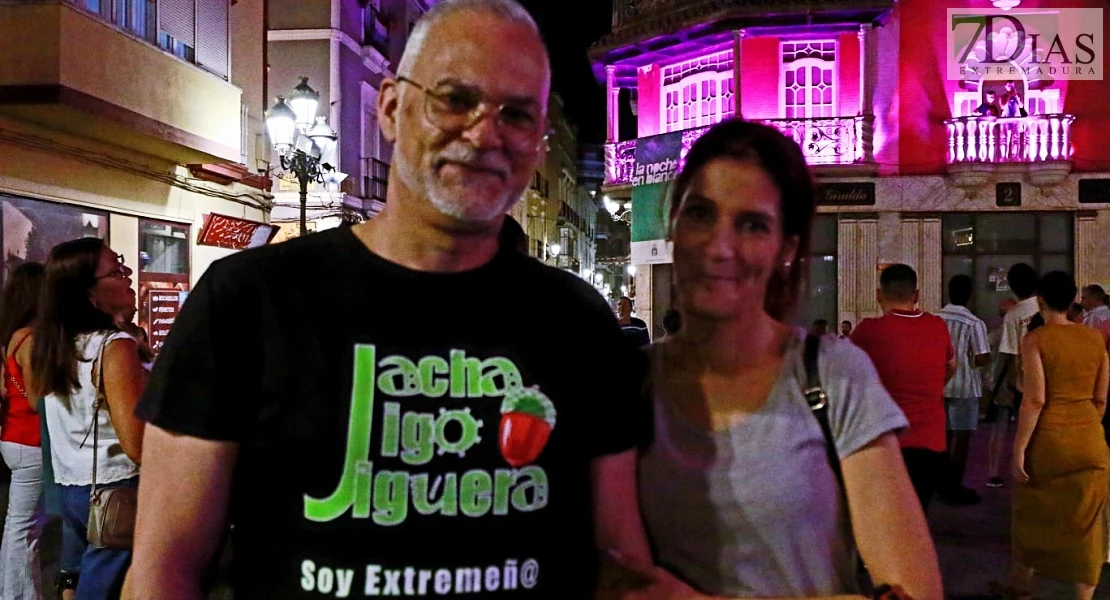 Imágenes de la Noche en Blanco 2025 en Badajoz