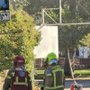 Sale ardiendo El Nido del parque de La Coronación de Plasencia