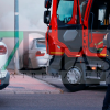 Arde un coche en la urbanización Guadiana (BA): intenso trabajo de los bomberos