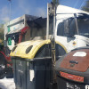 Se incendia un camión de basura en Las Vaguadas mientras recogía residuos