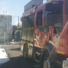 Se incendia un camión de basura en Las Vaguadas mientras recogía residuos
