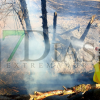 Un incendio forestal calcina varias ha de cultivo en la provincia de Badajoz