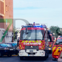 Susto en Badajoz: un incendio calcina parte de una vivienda en Valdepasillas