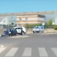 Accidente en el Polígono El nevero con varios vehículos implicados