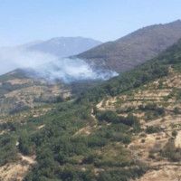 Reactivación en el incendio de Jarilla: el INFOEX despliega medios aéreos y terrestres