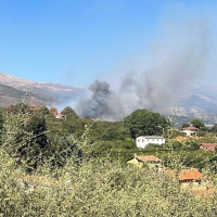 Elevan a nivel 1 de peligrosidad el incendio de Cuacos de Yuste (Cáceres)
