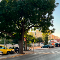Trasladan a una mujer hasta el hospital tras ser atropellada en Badajoz