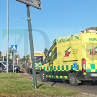 Grave una menor y una joven tras un accidente en la avenida de Elvas de Badajoz