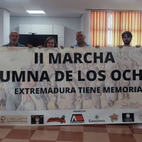 "Extremadura tiene memoria y dignidad": la Columna de los 8.000 vuelve a marchar