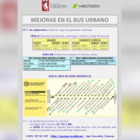 Cáceres amplía su red de transporte urbano con nuevas líneas y un autobús articulado