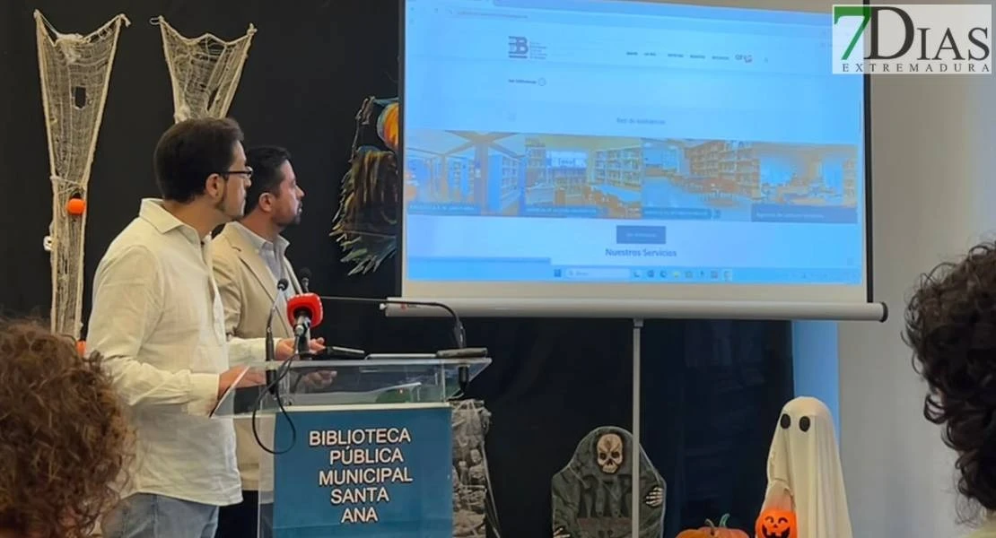 Nace la primera plataforma digital que  recoge la información de las bibliotecas de Badajoz