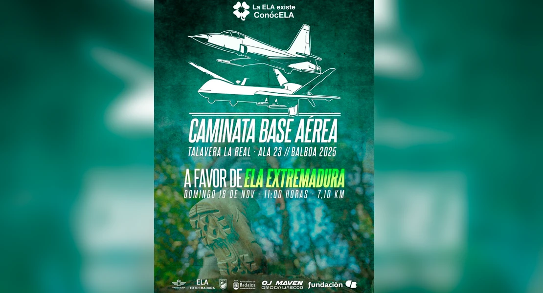 la Base Aérea de Talavera acoge una marcha por los enfermos de ELA la Base Aérea de Talavera acoge una marcha por los enfermos de ELA