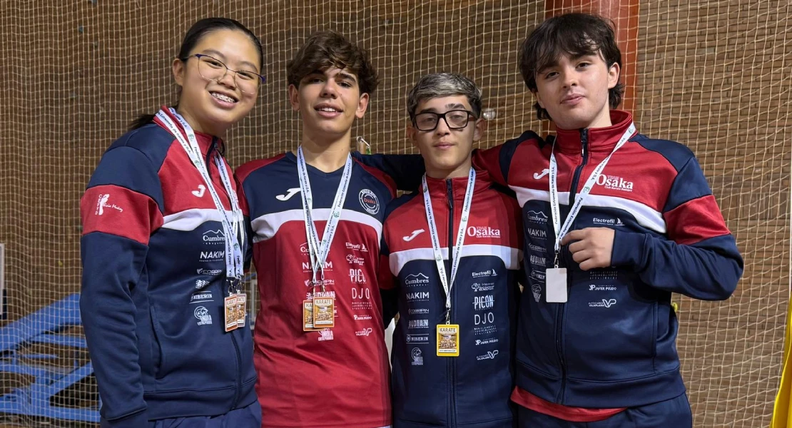 Lluvia de medallas para el club Osaka Kárate Badajoz