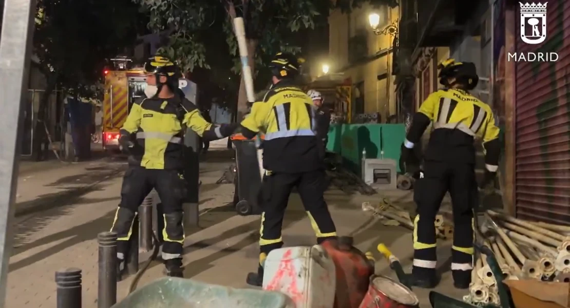 Hallados sin vida los cuatro desaparecidos tras el derrumbe en el centro de Madrid