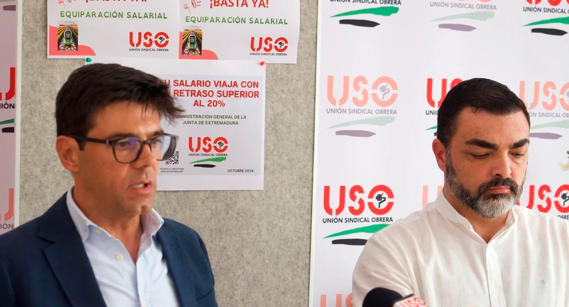 USO anuncia huelga en Extremadura: "Los Presupuestos 2026 olvidan a los empleados públicos"